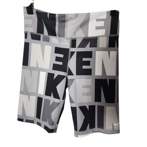 Nike One Girls Tight Fit High Rise Biker Shorts Nwt‎ Size Large